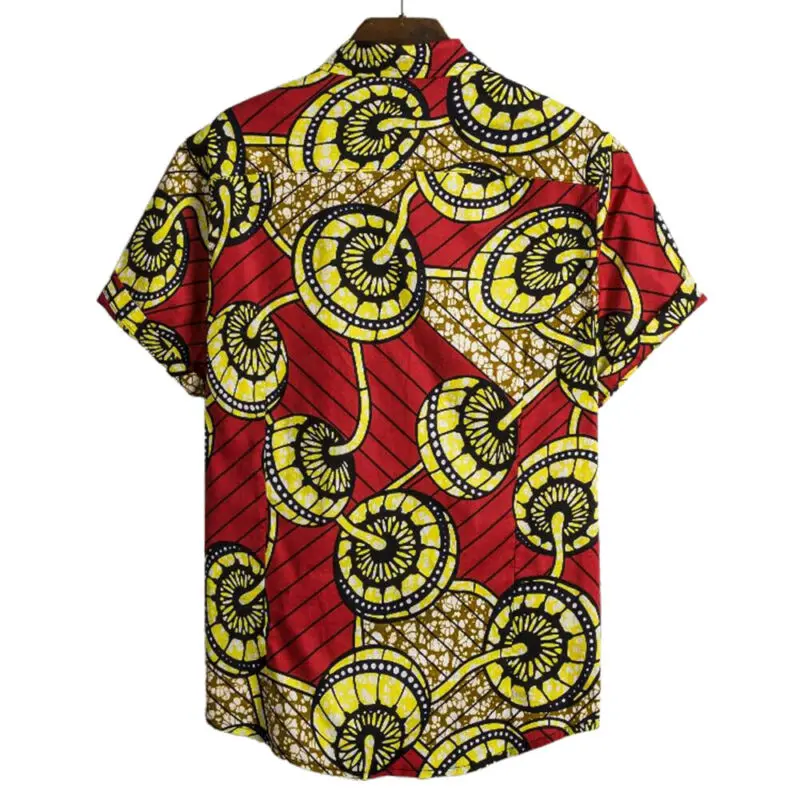 Men Short Sleeve Shirt Summer Blouse Button-Up Casual Loose Print Floral Top New
Men Short Sleeve Shirt Summer Blouse Button-Up Casual Loose Print Floral Top New