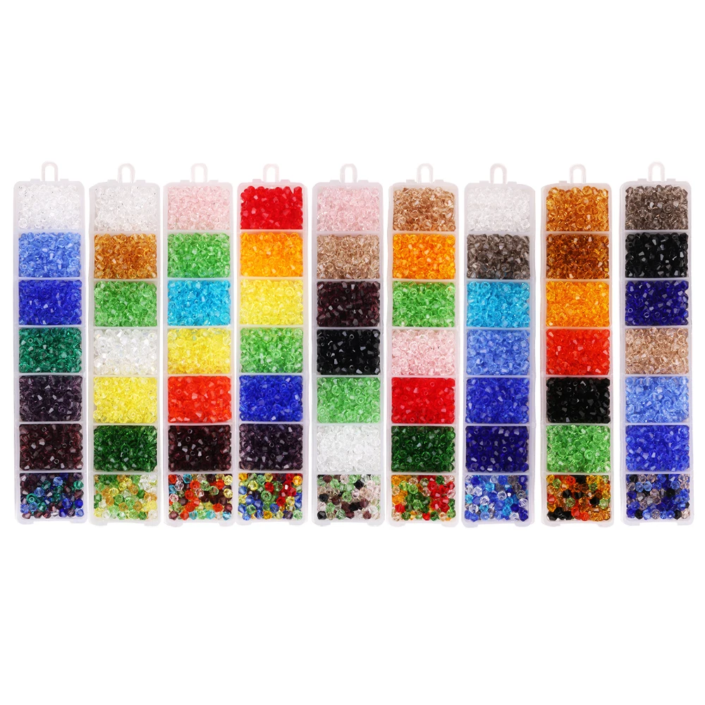 600Pcs Glass Bicone Beads 4MM Austria Crystal Faceted Beads 5238 Bead Embroidery for Jewelry Making Best Selling Color Wholesale
600Pcs Glass Bicone Beads 4MM Austria Crystal Faceted Beads 5238 Bead Embroidery for Jewelry Making Best Selling Color Wholesale