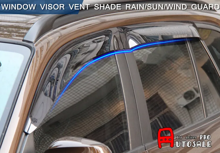 Exterior Window Visor Vent Shade Rain/Sun/Wind Guard Cover Trim 4pcs FOR BMW X3 F25 2011 - 2015 NEW Arrival !
Exterior Window Visor Vent Shade Rain/Sun/Wind Guard Cover Trim 4pcs FOR BMW X3 F25 2011 - 2015 NEW Arrival !