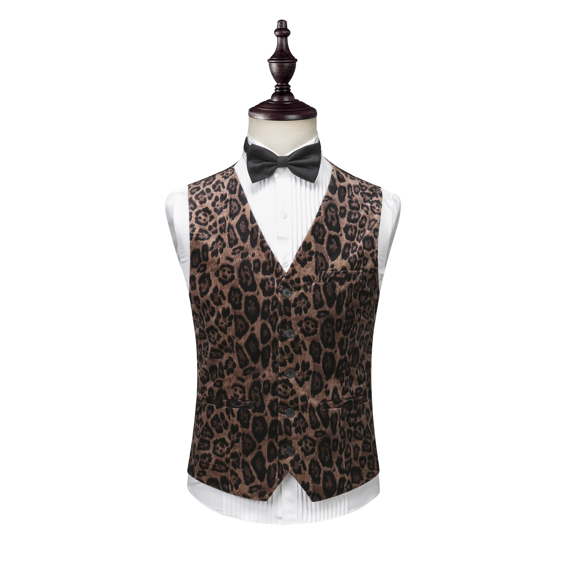 2020 Men Single-Button Suit New Style Leopord Pattern Printing Crafts Velvet Suit Set Three Pieces
2020 Men Single-Button Suit New Style Leopord Pattern Printing Crafts Velvet Suit Set Three Pieces