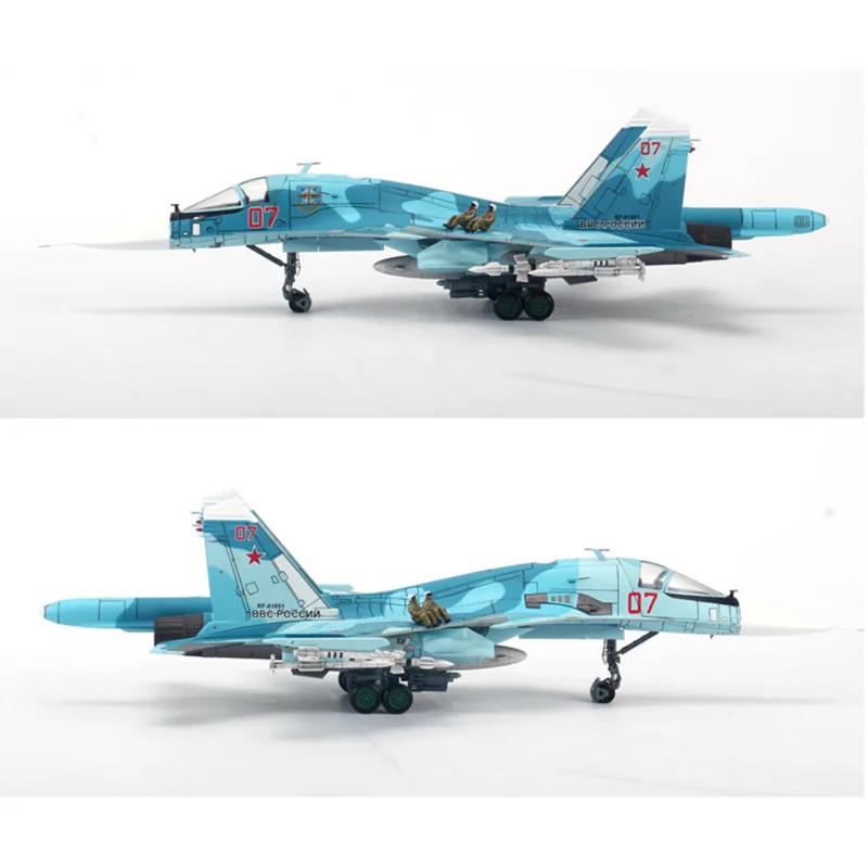1:72 Scale SU-34 Fullback Russian Air Force Diecast Airplane Plane Fighter Aircraft Model Toy Static Diecast alloy Model
1:72 Scale SU-34 Fullback Russian Air Force Diecast Airplane Plane Fighter Aircraft Model Toy Static Diecast alloy Model