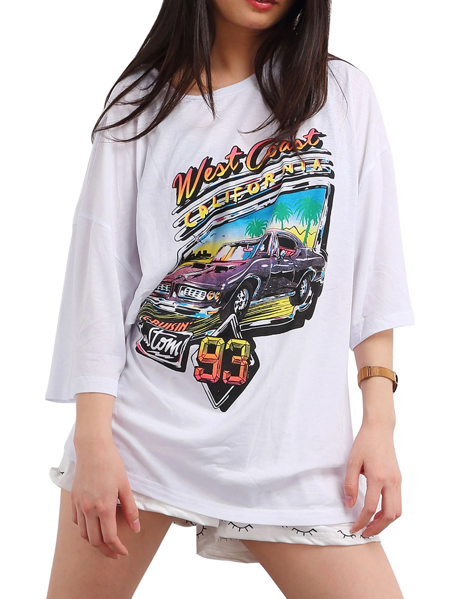 Summer Vintage Graphic Tees 2020 New Print Female O Neck Short Sleeve Cotton Tshirt Chic Harajuku Casual Oversized Women T Shirt
Summer Vintage Graphic Tees 2020 New Print Female O Neck Short Sleeve Cotton Tshirt Chic Harajuku Casual Oversized Women T Shirt