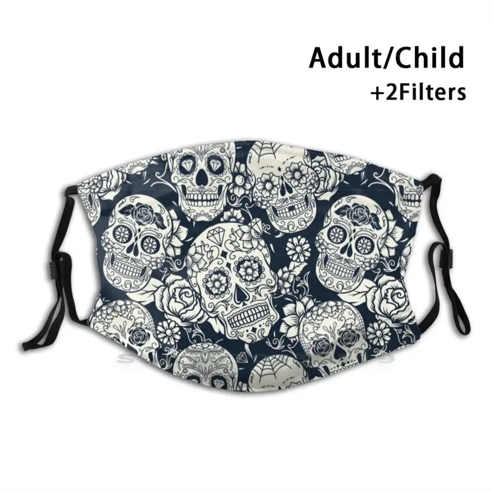Сахарный Череп цветочный белый узор для взрослых детей моющаяся забавная маска для лица с фильтром Череп Роза тату День мертвых цветов смерти 
Сахарный Череп цветочный белый узор для взрослых детей моющаяся забавная маска для лица с фильтром Череп Роза тату День мертвых цветов смерти