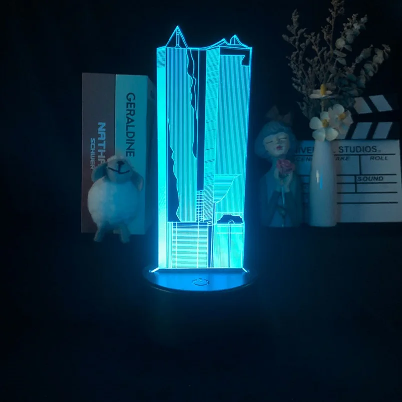 Acrylic LED Night Light Bedroom 3D Table Lamp The World Trade Center Image Atmosphere Nightlight Bluetooth Speaker Birthday Gift
Acrylic LED Night Light Bedroom 3D Table Lamp The World Trade Center Image Atmosphere Nightlight Bluetooth Speaker Birthday Gift