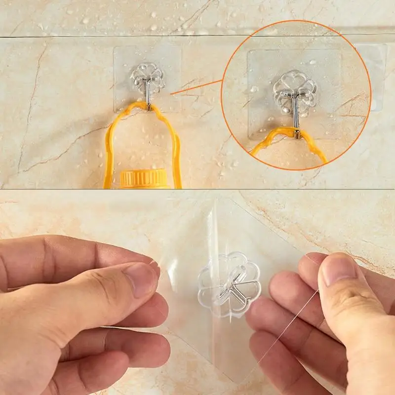 6pcs Transparent Strong Self Adhesive Door Wall Hangers Towel Mop Handbag Holder Hooks For Hanging Kitchen Bathroom Accessories
6pcs Transparent Strong Self Adhesive Door Wall Hangers Towel Mop Handbag Holder Hooks For Hanging Kitchen Bathroom Accessories