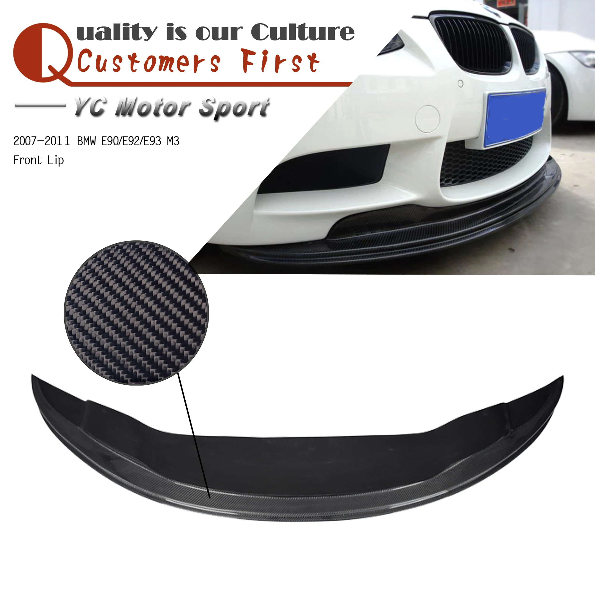 Car Accessories CF Carbon Fiber GTS Style Front Diffuser Fit For 2007-2011 E90 E92 E93 M3 Front Lip Car Stying
Car Accessories CF Carbon Fiber GTS Style Front Diffuser Fit For 2007-2011 E90 E92 E93 M3 Front Lip Car Stying