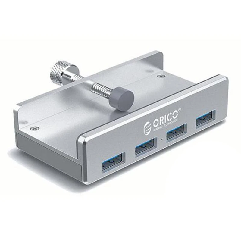 ORICO Aluminum 4 Ports USB 3.0 Clip Hub with Power Supply High Speed 5GBPS Data Transmission for MAC OS PC (MH4PU-P)
ORICO Aluminum 4 Ports USB 3.0 Clip Hub with Power Supply High Speed 5GBPS Data Transmission for MAC OS PC (MH4PU-P)