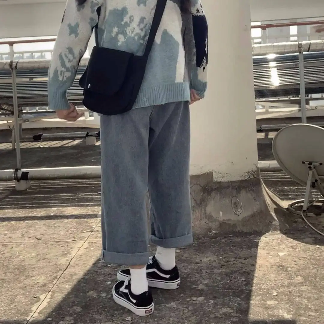 Loose Small High Waist Wide Leg Pants women's Korean version vertical feeling spring and autumn 2021 New Retro denim straight
Loose Small High Waist Wide Leg Pants women's Korean version vertical feeling spring and autumn 2021 New Retro denim straight