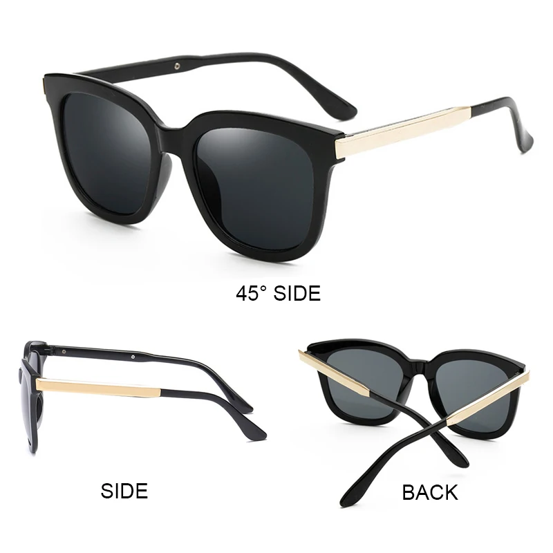 ZFYCOL модные квадратные солнцезащитные очки для женщин 2019 зеркало Большая оправа