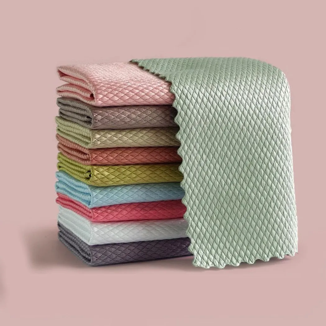 5/10Pcs EasyClean Premium Blend Of Polyester And Nylon Composite Yarn NanoScale Streak-Free Miracle For Household Cleaning Cloth
5/10Pcs EasyClean Premium Blend Of Polyester And Nylon Composite Yarn NanoScale Streak-Free Miracle For Household Cleaning Cloth