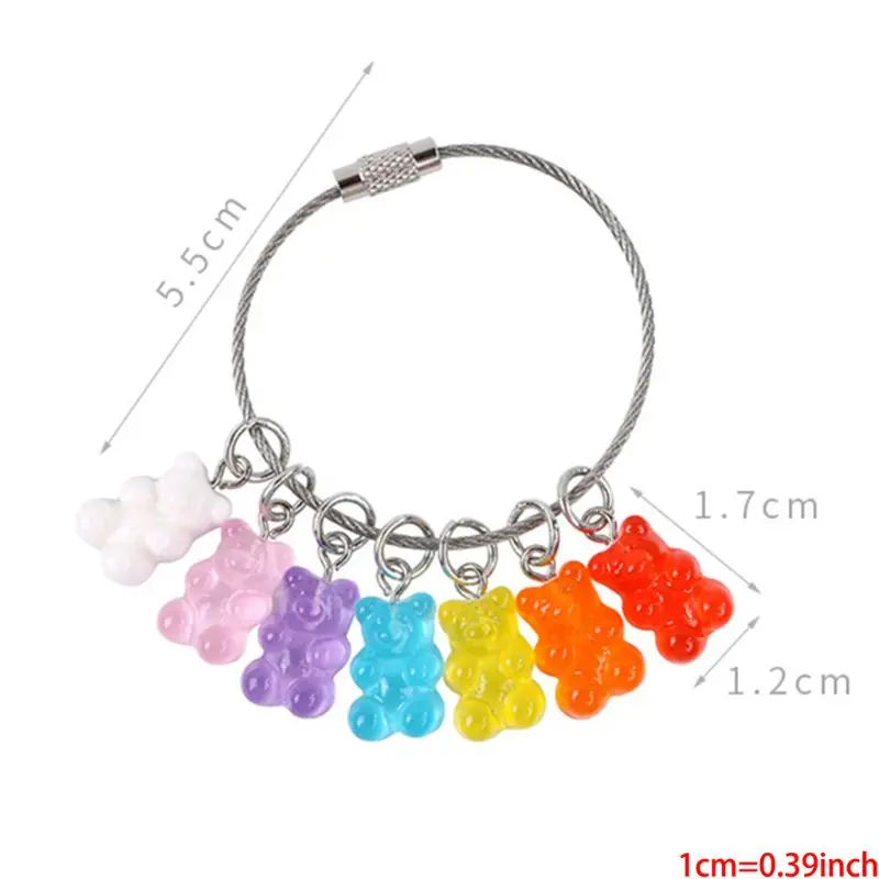 Trendy Candy Color Cute Bear Cartoon Keychain Animal Key Ring Jewelry For Women
Trendy Candy Color Cute Bear Cartoon Keychain Animal Key Ring Jewelry For Women