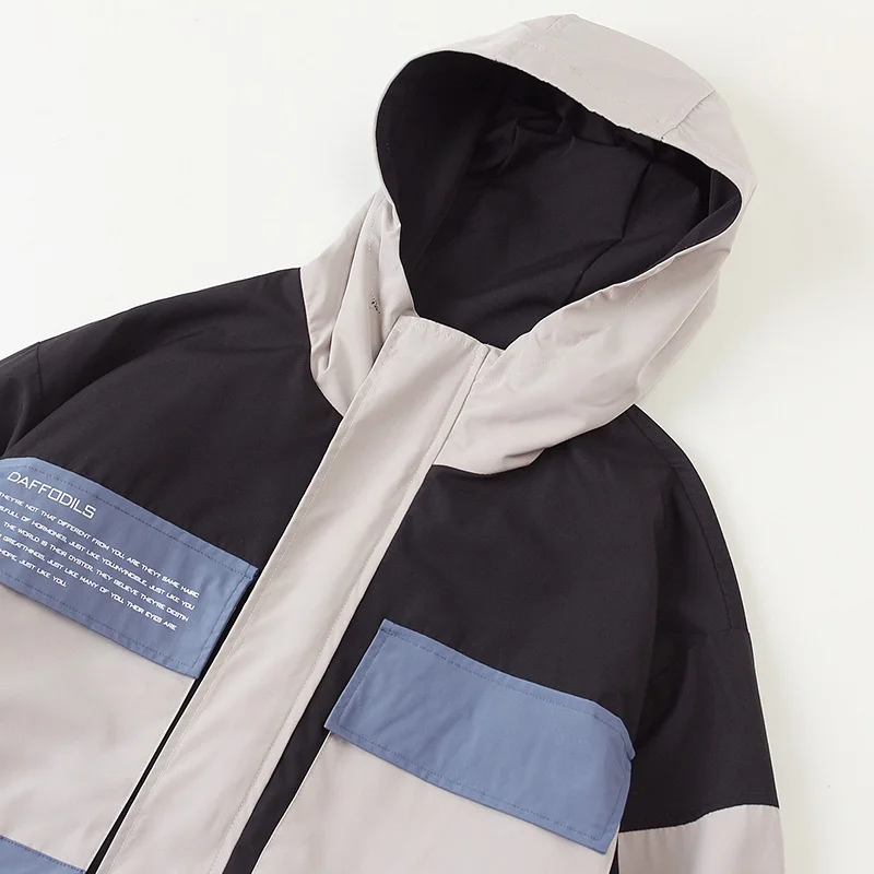 Hooded Color Block Jacket 2019 Autumn Casual Windbreaker Men Cargo Bomber Jackets Loose Hoodie Coats Streetwear Hiphop KK3086
Hooded Color Block Jacket 2019 Autumn Casual Windbreaker Men Cargo Bomber Jackets Loose Hoodie Coats Streetwear Hiphop KK3086