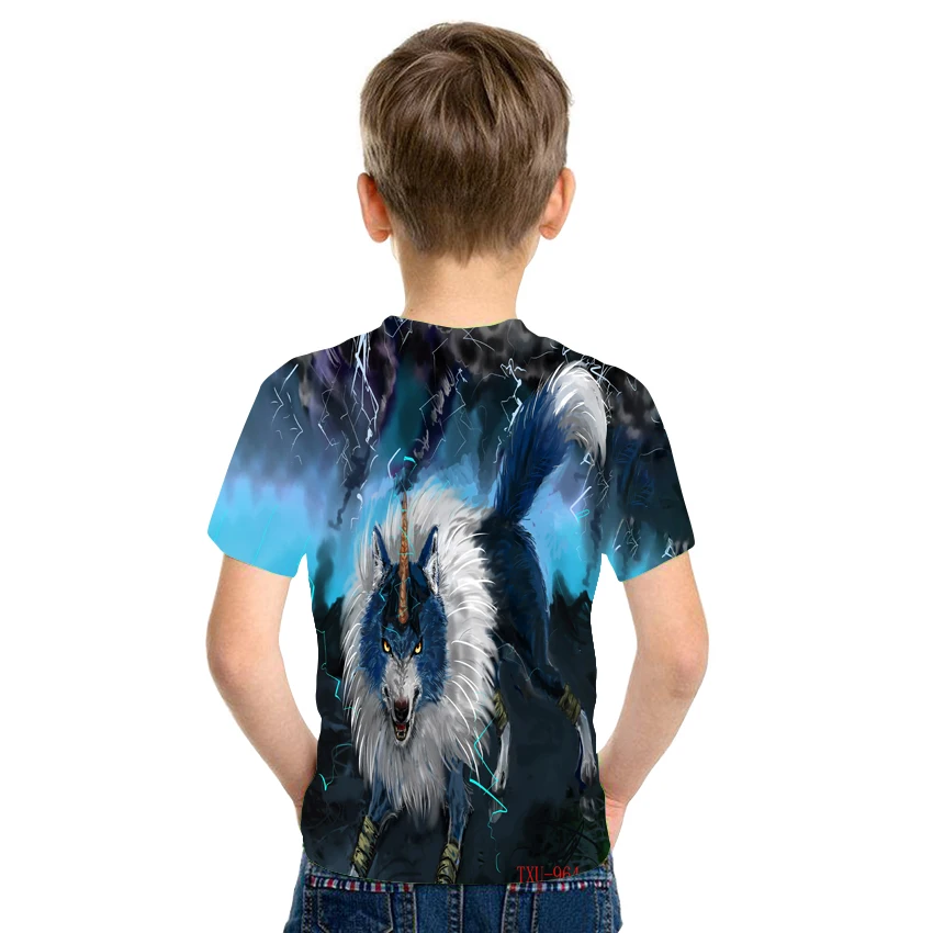 Summer New Style Youth Boy Girl T-Shirt 3d Animal Print Short Sleeve Round Neck T-Shirt Big Kids Hot Sale 4t-15t
Summer New Style Youth Boy Girl T-Shirt 3d Animal Print Short Sleeve Round Neck T-Shirt Big Kids Hot Sale 4t-15t