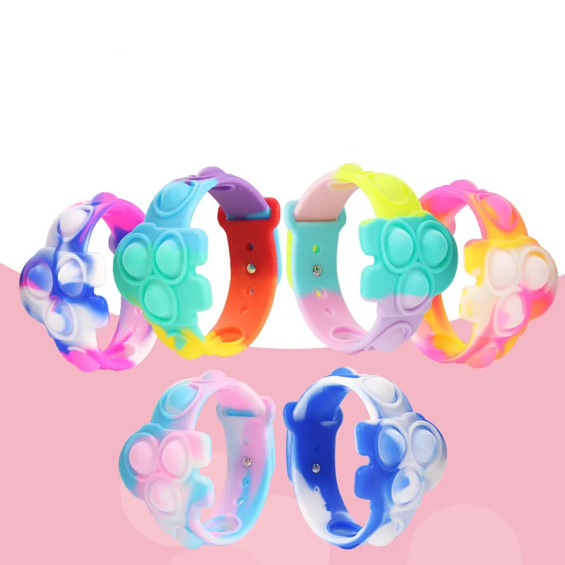 Simple Dimple Hand Antistress Bubble Bracelet Adult Wristband Stress Relief Fidget Toys Kids Wrist Strap Soft Silicone Toys
Simple Dimple Hand Antistress Bubble Bracelet Adult Wristband Stress Relief Fidget Toys Kids Wrist Strap Soft Silicone Toys