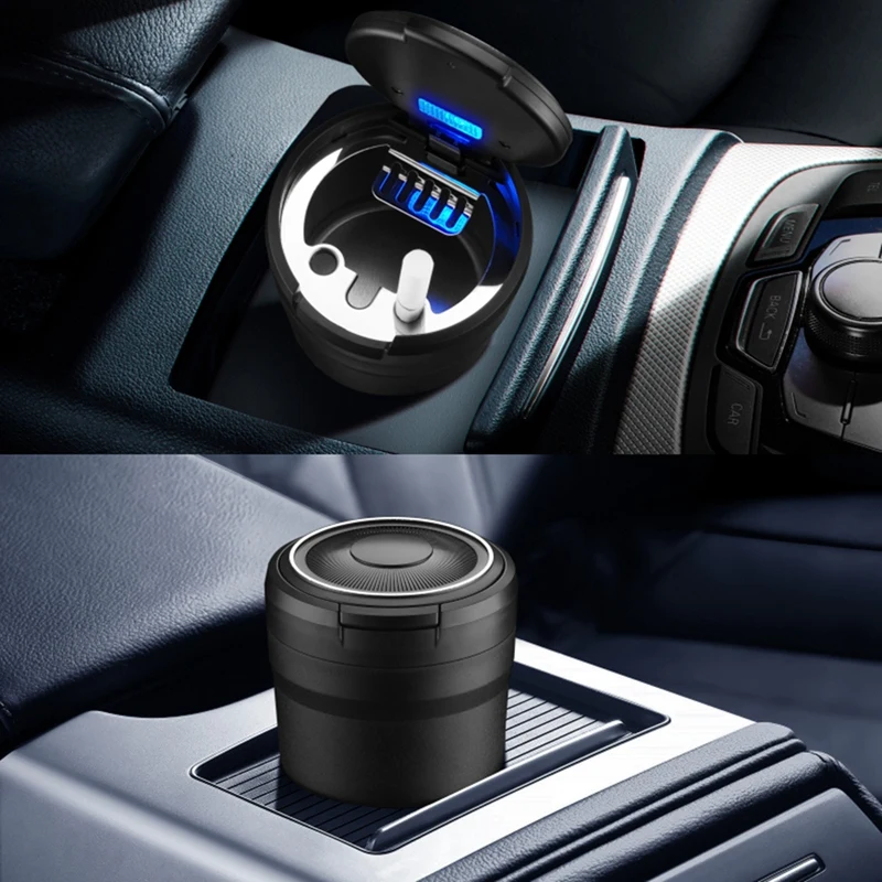 Portable Ashtray with LED Light Auto Moke Cup Holder Ash Tray for Car Smokeless Ashtrays Car Accessories
Portable Ashtray with LED Light Auto Moke Cup Holder Ash Tray for Car Smokeless Ashtrays Car Accessories