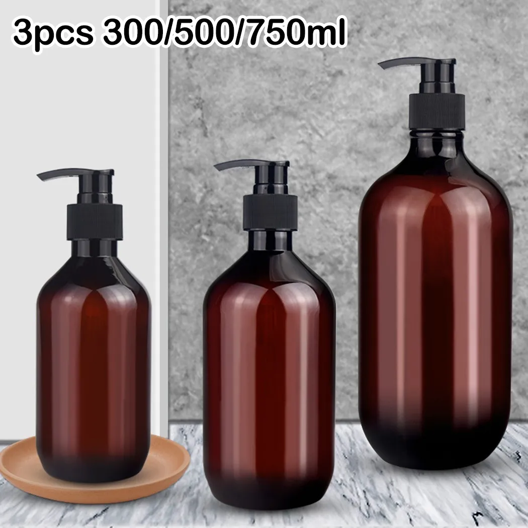 3pc Portable Soap Dispensers Refillable Shampoo Lotion Hair Conditioner Bottles Hand Pump For Bathroom 300ml/500ml/750ml
3pc Portable Soap Dispensers Refillable Shampoo Lotion Hair Conditioner Bottles Hand Pump For Bathroom 300ml/500ml/750ml