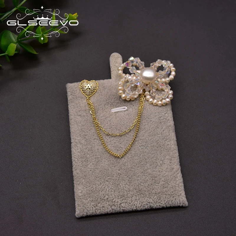 GLSEEVO Handmade Natural Freshwater Pearl Brooch For Women Wedding White Flowers Love Style Luxury Jewelry Accessories GO0375
GLSEEVO Handmade Natural Freshwater Pearl Brooch For Women Wedding White Flowers Love Style Luxury Jewelry Accessories GO0375