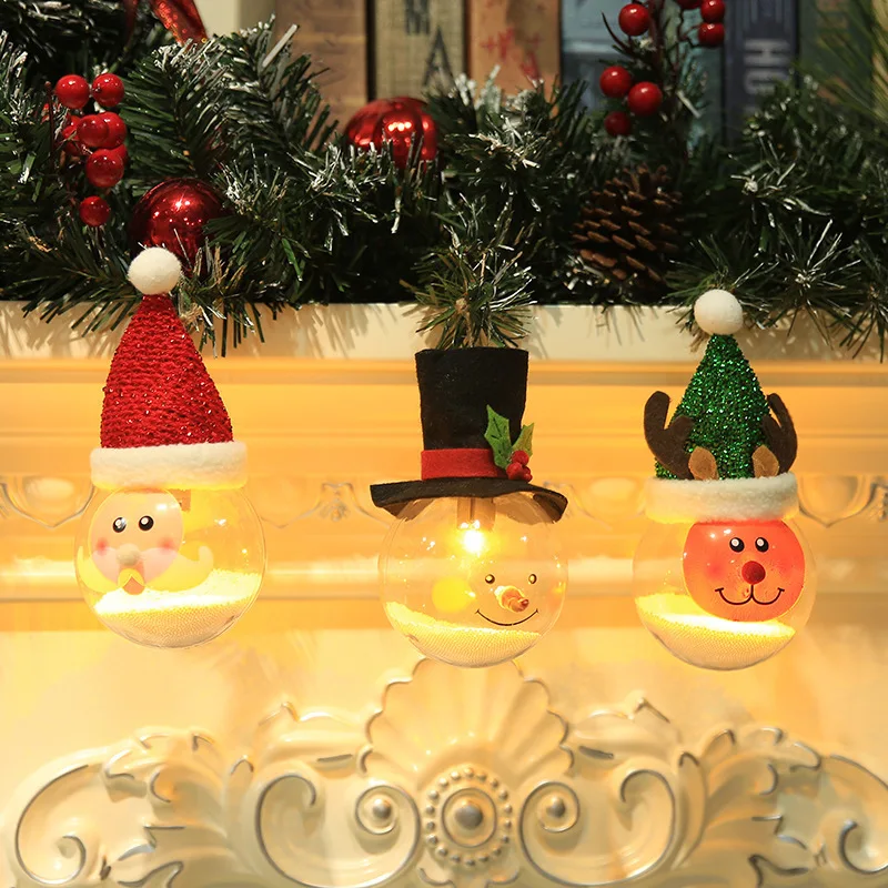 3pcsChristmas Decoration Night light Luminous Ornament Balls Christmas Tree Hanging Ornaments Holiday Party Supplies decoration
3pcsChristmas Decoration Night light Luminous Ornament Balls Christmas Tree Hanging Ornaments Holiday Party Supplies decoration