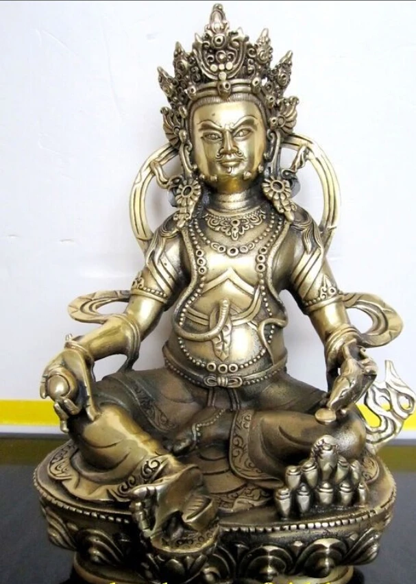 22CM Tibet Bronze Auspicious Fortuna Satue Dzambala Statues And Sculptures Buddha Figurine Buddhism Home Decor Room Accessories
22CM Tibet Bronze Auspicious Fortuna Satue Dzambala Statues And Sculptures Buddha Figurine Buddhism Home Decor Room Accessories