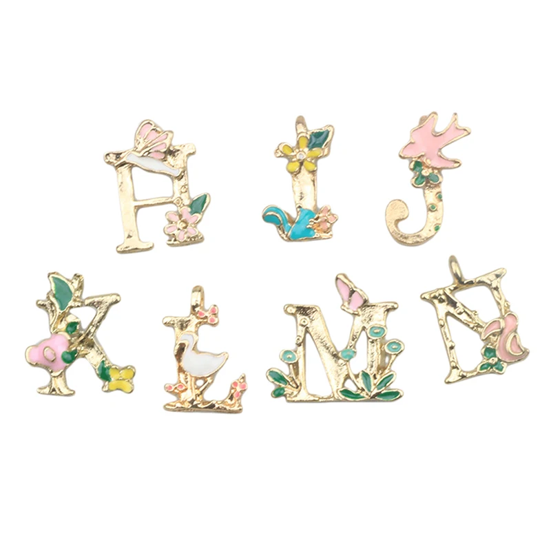 26 PCS Alphabet Pendant Alloy Letter Beads A-Z Letter Pendants For Earring Bracelet Necklace Jewelry Making Letter Charms
26 PCS Alphabet Pendant Alloy Letter Beads A-Z Letter Pendants For Earring Bracelet Necklace Jewelry Making Letter Charms
