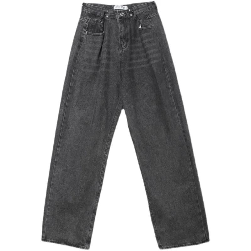 New Male Retro Fashion Streetwear Hip Hop Gray Denim Pants Men Vintage Loose Casual High Waist Wide-leg Jeans Trousers
New Male Retro Fashion Streetwear Hip Hop Gray Denim Pants Men Vintage Loose Casual High Waist Wide-leg Jeans Trousers