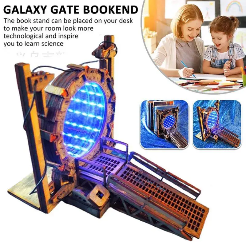 Книжные подставки Galaxy Gate Stargate книжная полка креативная книжная подставка для кросс-границы декоративный тоннель для времени поделки 
Книжные подставки Galaxy Gate Stargate книжная полка креативная книжная подставка для кросс-границы декоративный тоннель для времени поделки