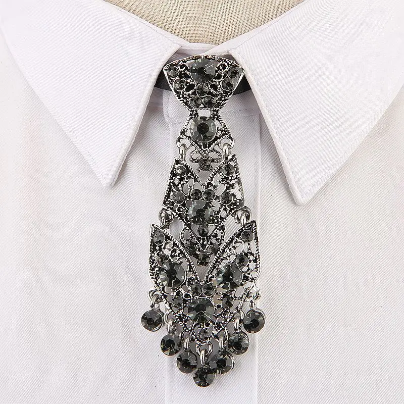 Fashion Personality Crystal Neckties Trendy General Korean Wine Party Wedding Ceremony Metal Short Luxury Tie Men Accessories
Fashion Personality Crystal Neckties Trendy General Korean Wine Party Wedding Ceremony Metal Short Luxury Tie Men Accessories