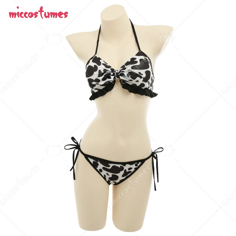 Haikyuu Woman Milk Cow Two-Piece Halter Top and Shorts Bikini Swimming Suit Bathing Suit Beach Swimsuit Outfit Cosplay Costume
Haikyuu Woman Milk Cow Two-Piece Halter Top and Shorts Bikini Swimming Suit Bathing Suit Beach Swimsuit Outfit Cosplay Costume