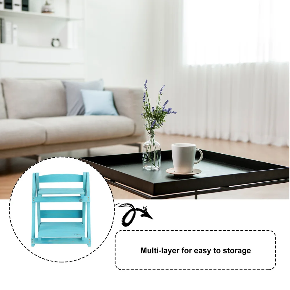 Two Layer Storage Rack Folding Retro Wood Shelf Simple Bookshelf Creative Plant Storage Holder for Balcony Home Office (Coffee)
Two Layer Storage Rack Folding Retro Wood Shelf Simple Bookshelf Creative Plant Storage Holder for Balcony Home Office (Coffee)