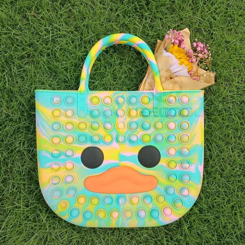 New Cute Large Size Push Giant Pop XXL Duck Party Fingertip Handbag Big Bag Adult Children Anti Stress Toy Girl Crossbody Pack
New Cute Large Size Push Giant Pop XXL Duck Party Fingertip Handbag Big Bag Adult Children Anti Stress Toy Girl Crossbody Pack