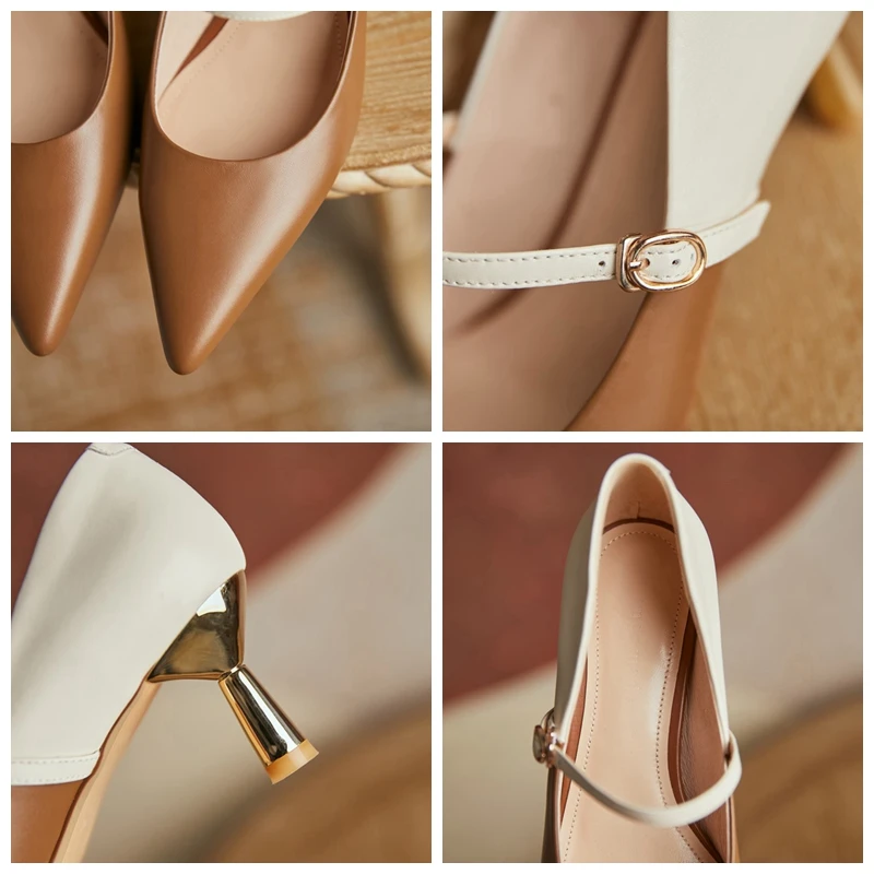 ORCHA LISA New 2021 Ladies Pumps Pointed Toe 6.5cm Strange Heels Genuine Leather Patchwork Elegent Buckle Mary Jane Summer A3440
ORCHA LISA New 2021 Ladies Pumps Pointed Toe 6.5cm Strange Heels Genuine Leather Patchwork Elegent Buckle Mary Jane Summer A3440
