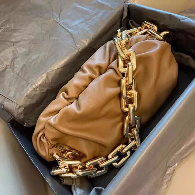 Handbag Designer Fashion Tote Pleated Hobos Bag Ladies Party Elegant Armpit Bags Genuine Leather Chain Shoulder Bag For Women
Handbag Designer Fashion Tote Pleated Hobos Bag Ladies Party Elegant Armpit Bags Genuine Leather Chain Shoulder Bag For Women