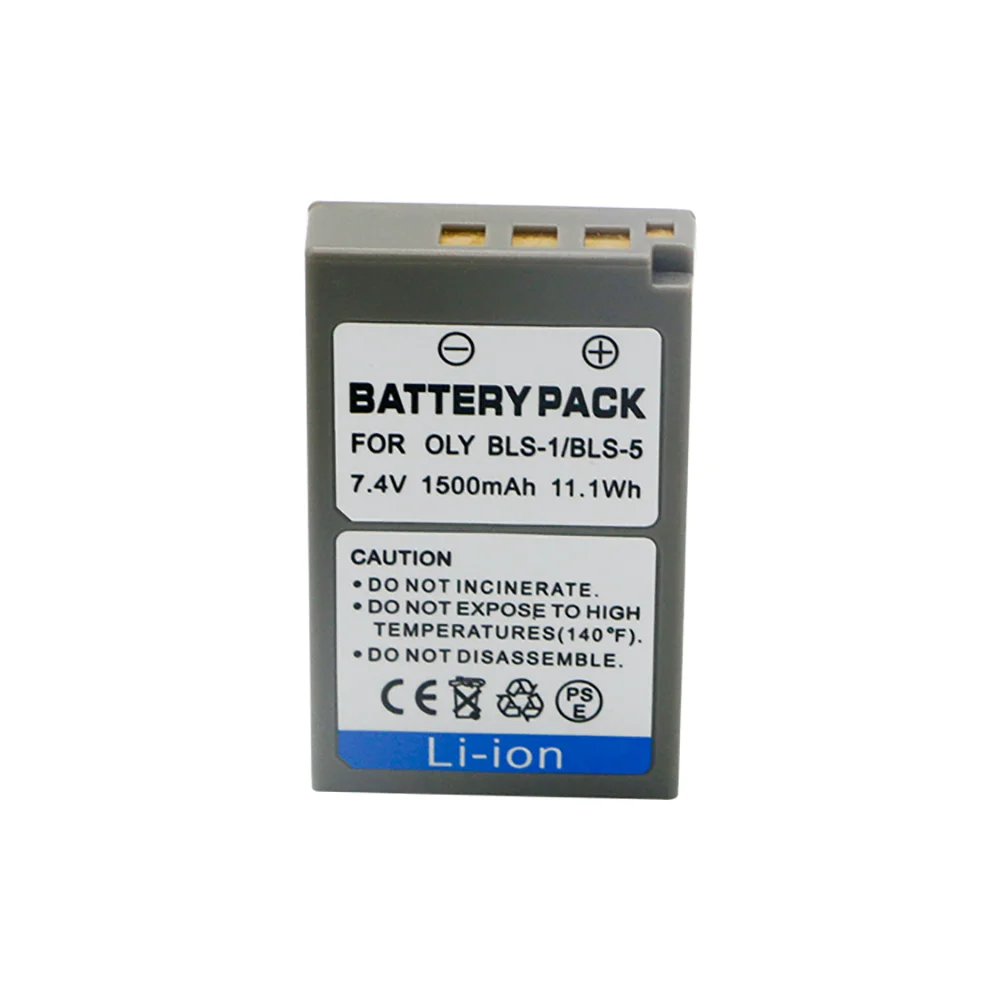 1pc Digital Camera Battery 1500mAh PS-BLS5 BLS-5 BLS5 BLS-1 BLS1 For Olympus PEN E-PL2 E-PL5 E-PL6 E-PL7 E-PM2 E-M10
1pc Digital Camera Battery 1500mAh PS-BLS5 BLS-5 BLS5 BLS-1 BLS1 For Olympus PEN E-PL2 E-PL5 E-PL6 E-PL7 E-PM2 E-M10