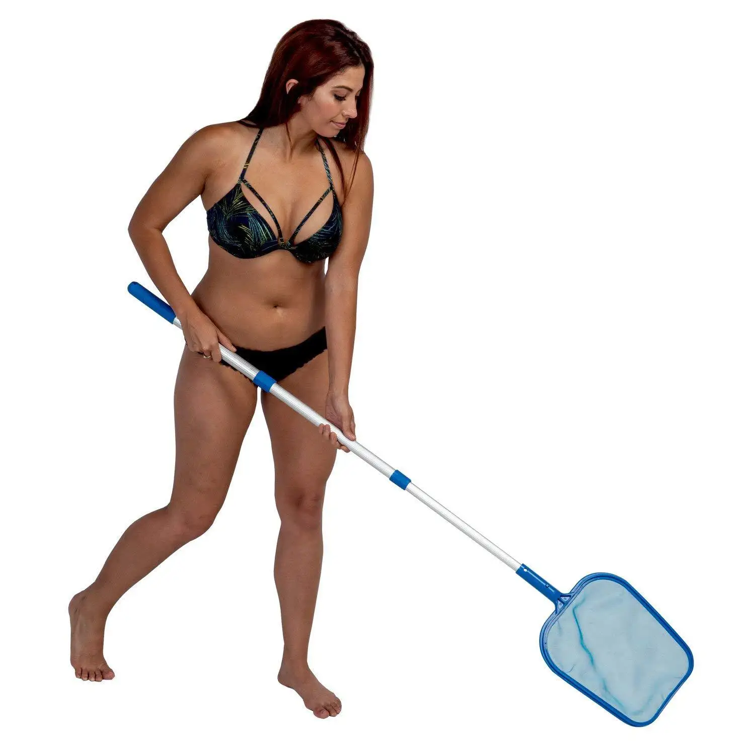 Find Mesh Leaf Skimmer Net with Pole for Removing Leaves Debris Suitable for Swimming Pool Spa Fountain Pond
Find Mesh Leaf Skimmer Net with Pole for Removing Leaves Debris Suitable for Swimming Pool Spa Fountain Pond