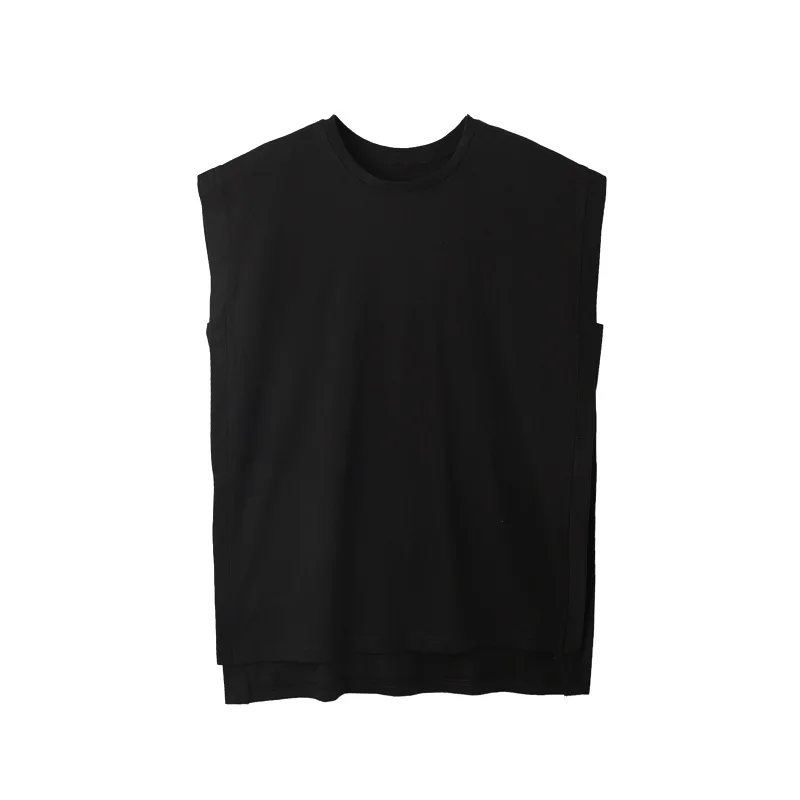 Men Streetwear Casual Side Split Black White Tops Tanks Male Japan Style Fashion Loose Sleeveless Tees Shirts
Men Streetwear Casual Side Split Black White Tops Tanks Male Japan Style Fashion Loose Sleeveless Tees Shirts