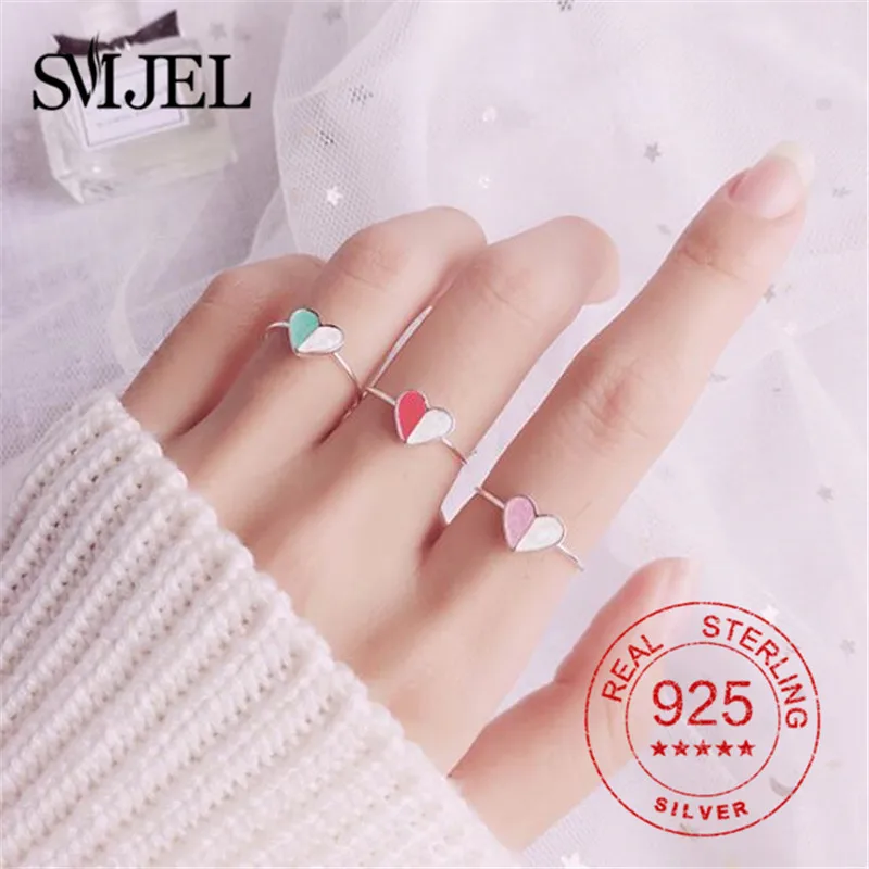 Real 925 Sterling Silver Enamel Heart Ring for Women Female Fashion Hollow Love Heart Couple Rings Engagement Jewelry Best Gifts
Real 925 Sterling Silver Enamel Heart Ring for Women Female Fashion Hollow Love Heart Couple Rings Engagement Jewelry Best Gifts
