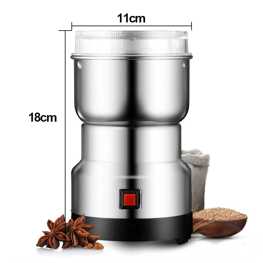 Electric Coffee Grinder Kitchen Cereals Nuts Beans Spices Grains Grinding Machine Multifunctional Home Coffe Grinder Machine
Electric Coffee Grinder Kitchen Cereals Nuts Beans Spices Grains Grinding Machine Multifunctional Home Coffe Grinder Machine