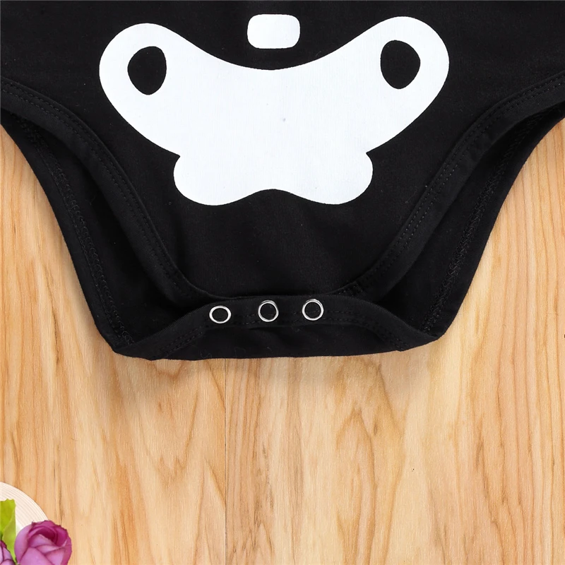 new Baby Halloween Romper Long Sleeve Jumpsuit Autumn Round Collar Crotch Buttons Smile Words Printed Clothes Comfortable Suit
new Baby Halloween Romper Long Sleeve Jumpsuit Autumn Round Collar Crotch Buttons Smile Words Printed Clothes Comfortable Suit