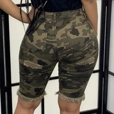 2021 summer new fashion high-waist stretch five-point pants camouflage shorts high waisted jeans
2021 summer new fashion high-waist stretch five-point pants camouflage shorts high waisted jeans