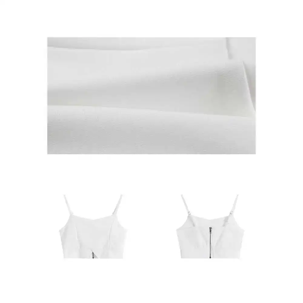 2021 Summer Solid Strapless Tank Simple V-neck Zipper on Back Women's Top Navel Exposed Slim Tank Tops
2021 Summer Solid Strapless Tank Simple V-neck Zipper on Back Women's Top Navel Exposed Slim Tank Tops