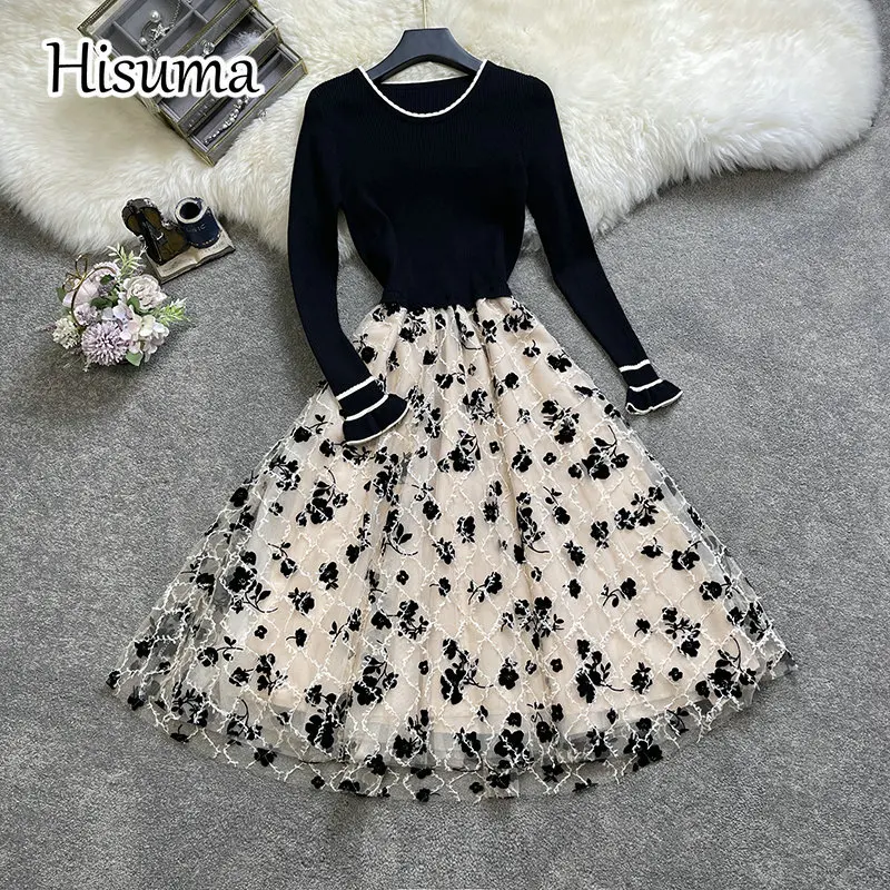 2021 winter new women o-neck butterfly sleeve knitted with Jacquard mesh A-line dress female Chic waist party dresses
2021 winter new women o-neck butterfly sleeve knitted with Jacquard mesh A-line dress female Chic waist party dresses