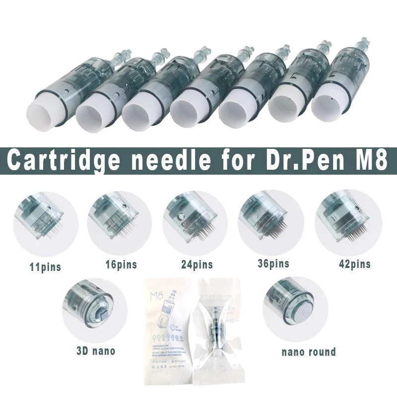 Игольчатые картриджи Dr Pen M8, 11, 16, 36, 42 контакта, профессиональные картриджи с микроиглами MTS, байонетные Сменные картриджи для ухода за кожей
Игольчатые картриджи Dr Pen M8, 11, 16, 36, 42 контакта, профессиональные картриджи с микроиглами MTS, байонетные Сменные картриджи для ухода за кожей