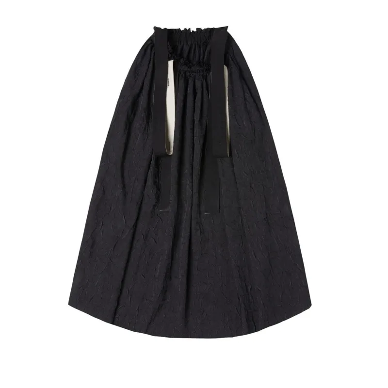 LANMREM 2021 New Summer Bubble Wrinkled Black Strap Long Skirt Elastic High Waist Temperament Top Loose Fit Fashion Tide 2H187
LANMREM 2021 New Summer Bubble Wrinkled Black Strap Long Skirt Elastic High Waist Temperament Top Loose Fit Fashion Tide 2H187