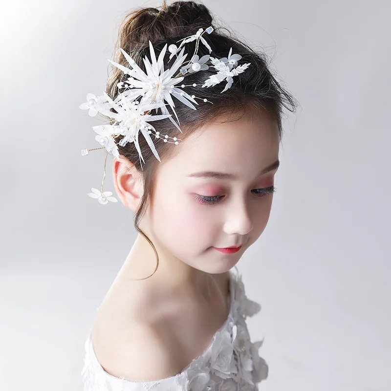 Girls Wreath Headdress Headdress Flower Children Crown Princess Hair Accessories Girls Super Fairy Headdress Child Hairpin