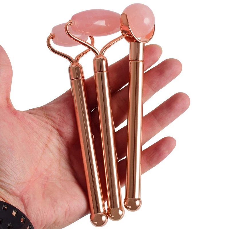 Jade Roller for 3 in 1 Face Roller Massager Quartz Roller Massager Skin Tightening Lifting Skin Massager 
Jade Roller for 3 in 1 Face Roller Massager Quartz Roller Massager Skin Tightening Lifting Skin Massager