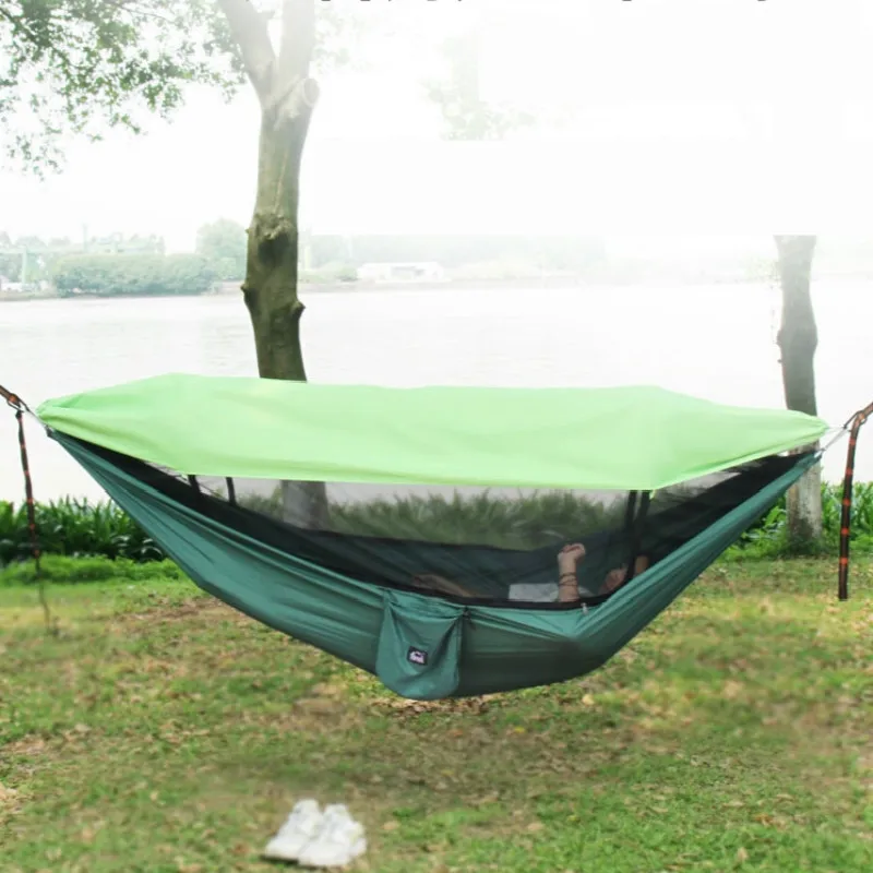 Outdoor Portable Camping Hammock Home Superlight Hanging Bed Outdoor Sun-proof Anti-mosquito Swing Chair Outdoor Furniture
Outdoor Portable Camping Hammock Home Superlight Hanging Bed Outdoor Sun-proof Anti-mosquito Swing Chair Outdoor Furniture