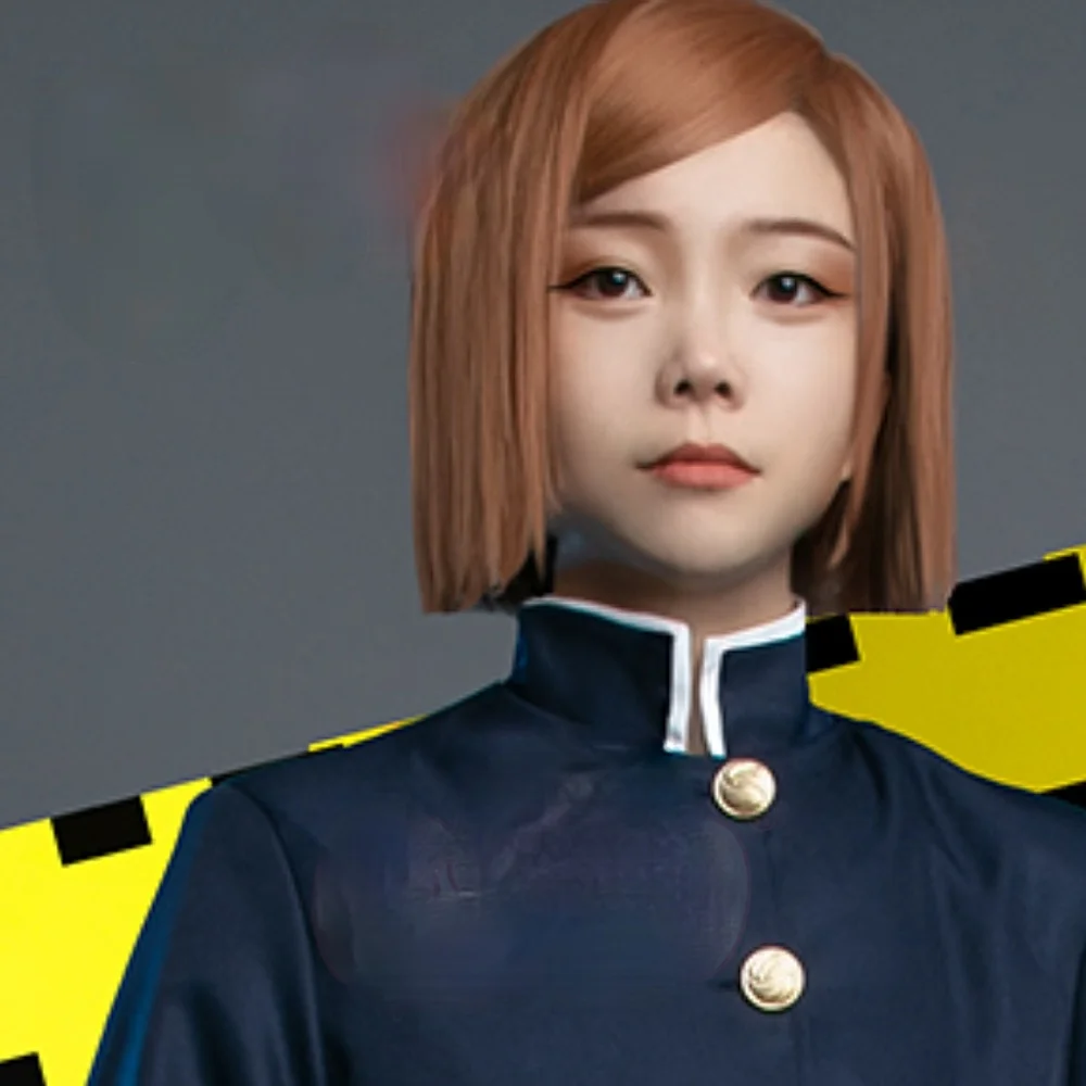 Anime Jujutsu Kaisen Cosplay Nobara Kugisaki Wig Short Brown Hair Heat Resistant Synthetic Hair+Free Wig Cap
Anime Jujutsu Kaisen Cosplay Nobara Kugisaki Wig Short Brown Hair Heat Resistant Synthetic Hair+Free Wig Cap