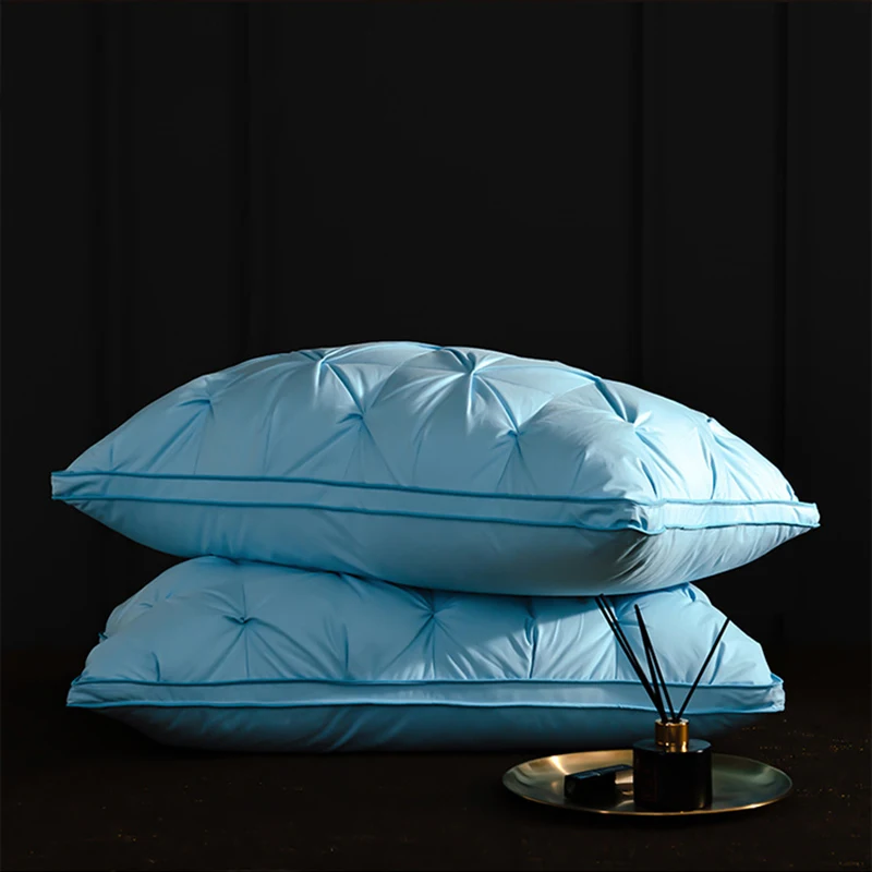 Cotton Sleeping Pillow Goose Down Filling Neck Pillows For Cervical Protection Pain Relief Soft Fluffy Queen Pillow For Home
Cotton Sleeping Pillow Goose Down Filling Neck Pillows For Cervical Protection Pain Relief Soft Fluffy Queen Pillow For Home