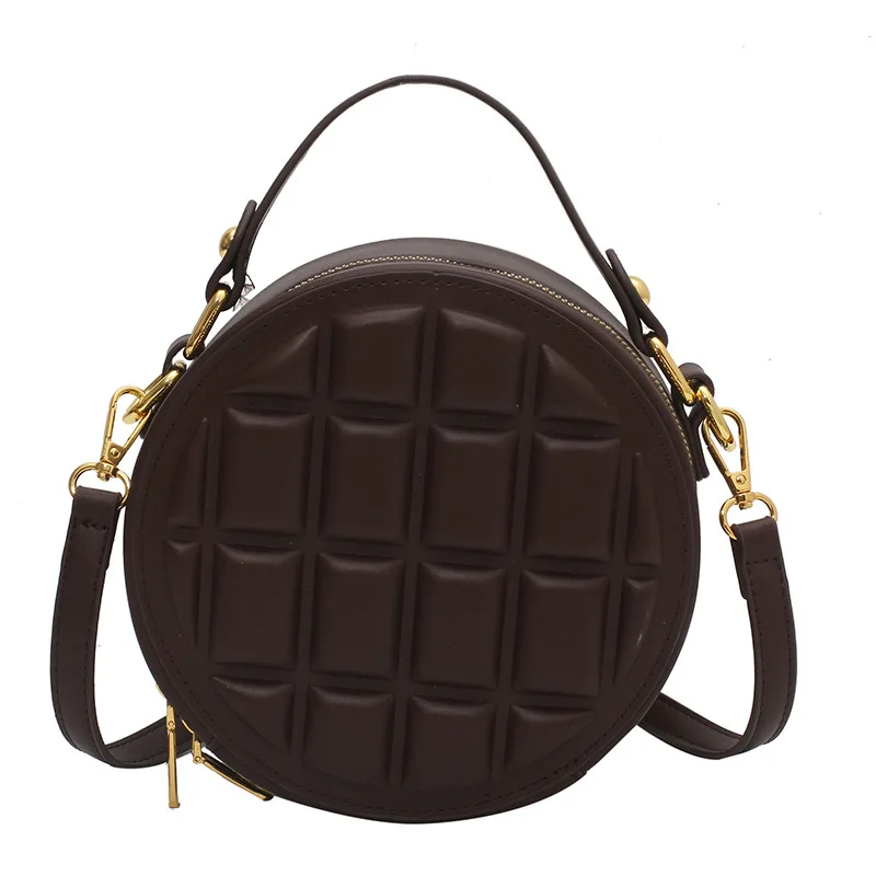 2021new round bag women's summer Mini Bag Pu Chocolate bag single room cross bag women's Handbag Purse cosmetic bag luxury bags
2021new round bag women's summer Mini Bag Pu Chocolate bag single room cross bag women's Handbag Purse cosmetic bag luxury bags