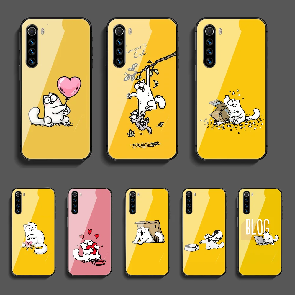 Si-mon Cute Cat Phone Tempered Glass Case Cover For Xiaomi Redmi Note 7 7A 8 8T 9 9S 9A 10 K20 K30 Pro Ultra Cell Shell
Si-mon Cute Cat Phone Tempered Glass Case Cover For Xiaomi Redmi Note 7 7A 8 8T 9 9S 9A 10 K20 K30 Pro Ultra Cell Shell